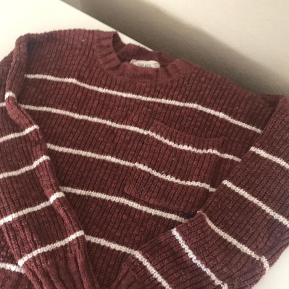 Pink rose sweater